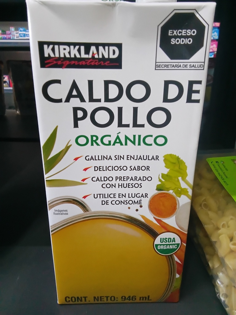 [1003899] Caldo de Pollo Organico Kirkland 946ml
