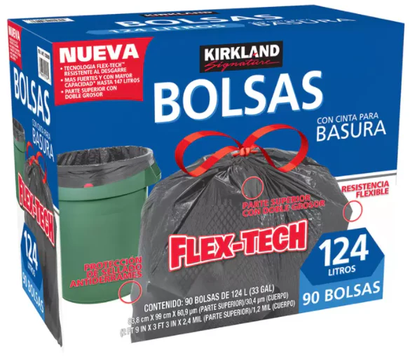 [BOLSAS04] Bolsas Negras Kirkland 33gal