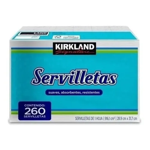 Servilletas Kirkland 260pza