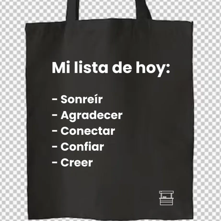 Bolsa Ecologica Negra Mercado DOS MIL 