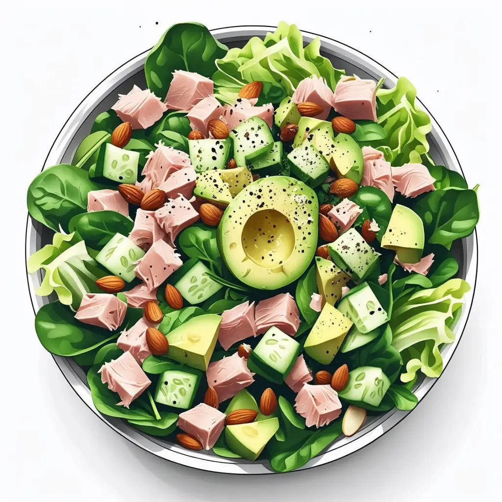 Ensalada Atún Verde