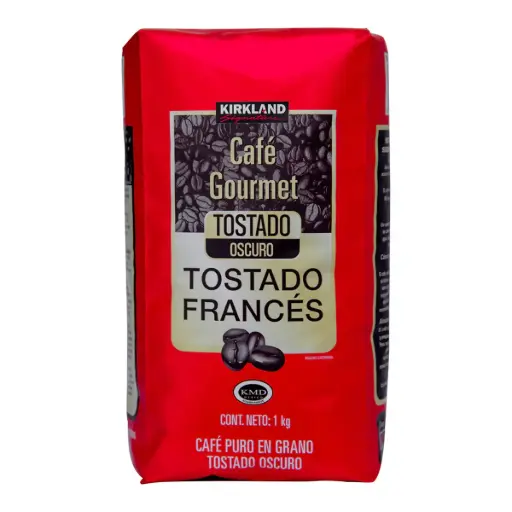 [1005293] Cafe Tostado Oscuro grano Frances Kirkland 1kg