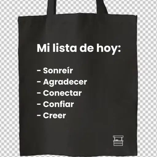 [ACC02] Bolsa Ecologica Negra Mercado DOS MIL 